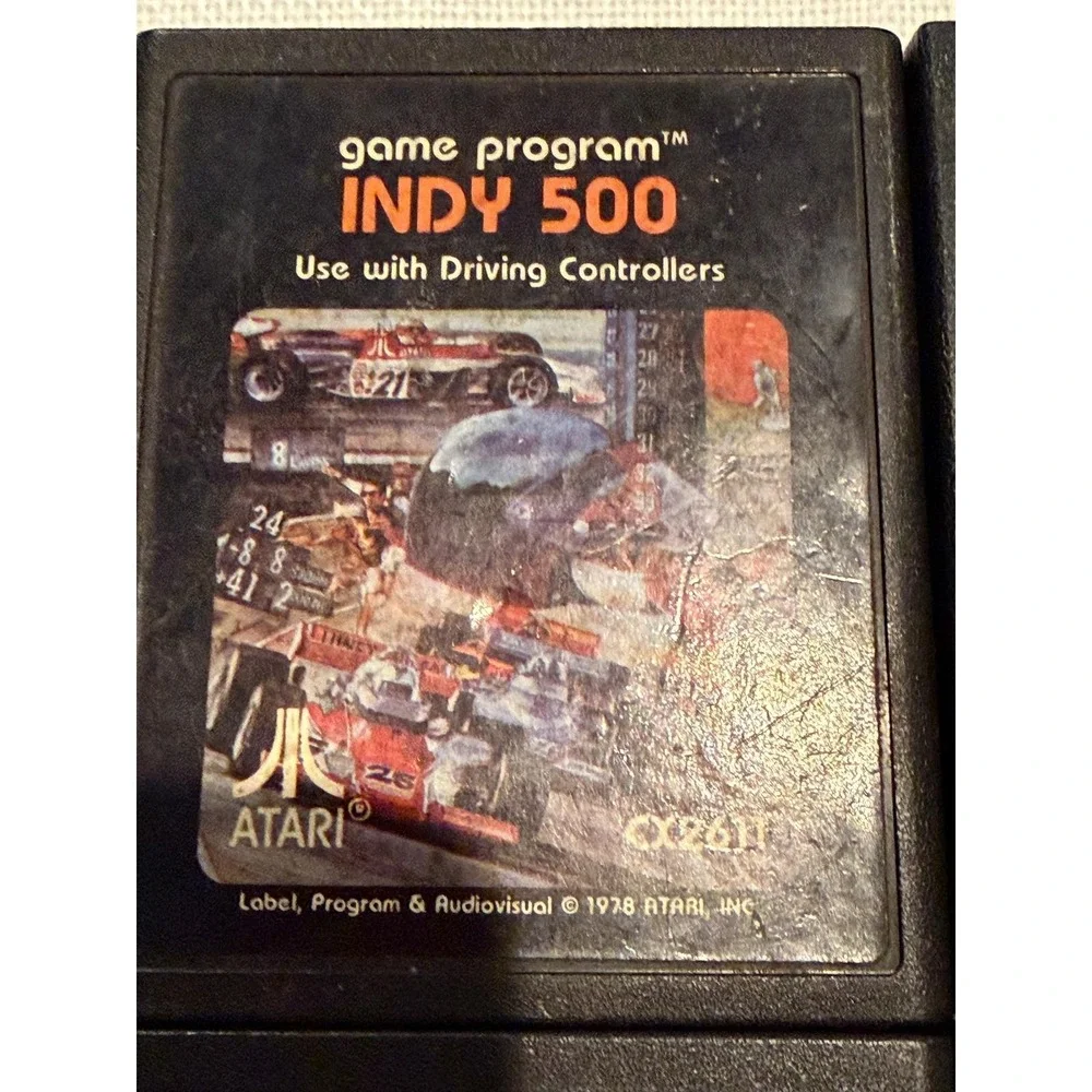 Atari 2600 Game Cartridge Lot Dig Dug Indy 500 Seaquest Spider Fighter 6 Games